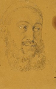 Portrætstudie for Rudolf von Habsburg og præsten af Johann Peter Krafft