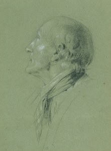Portrætstudie til "Landwehr-mandens hjemkomst" (1817) af Johann Peter Krafft