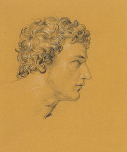 Studie af et hoved af Johann Peter Krafft