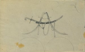 Studer med Sabres af Johann Peter Krafft