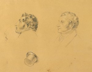 Undersøgelse om "Indgangen efter freden i Paris" af Johann Peter Krafft