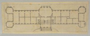 Studie til Upper Belvedere af Johann Peter Krafft