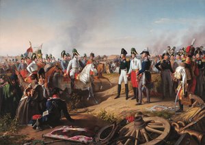 Sejrserklæringen efter slaget ved Leipzig, 1813 af Johann Peter Krafft