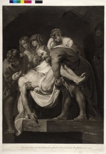 Christi Begravelse af Johann Peter Pichler