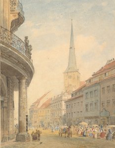 Udsigt over Berlin med Ephraim Palais til venstre, 1847.