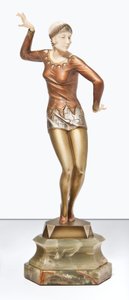 Charleston Dancer, ca. 1925 (bronze, elfenben og onyx)