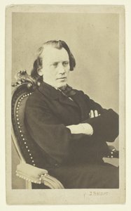 Portræt af Brahms af Johann Reiner