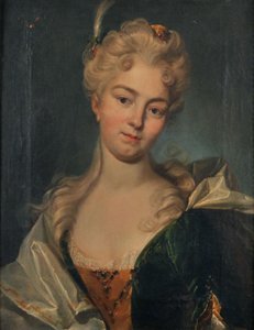 Tysk: Portræt af Anna Veronika Gross (1684-1733).