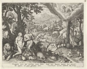 Gud Faderen velsigner Adam, Eva og dyrene Creation of the World (serietitel)