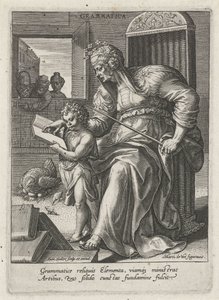 Grammatik (titel på objekt) De syv liberale kunster (artes liberales) (serietitel)