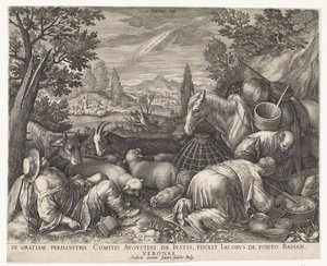 Abrahams kaldelse af Johann Sadeler (I)