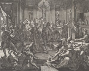 Et Lysthus, 1588. af Johann Sadeler I