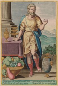 Aser, c. 1585. af Johann Sadeler I