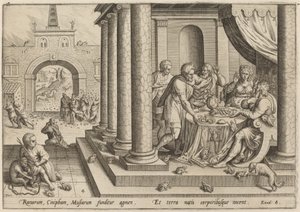 Frøeplagen, 1585. af Johann Sadeler I