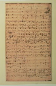 Autograf manuskript, Kantate BWV 180 
