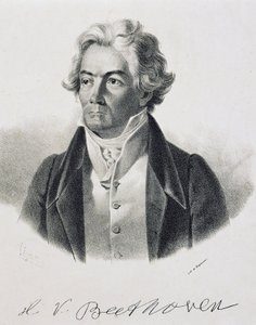 Portræt af Ludwig van Beethoven (Bonn af Johann Stephan Decker