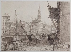 På Steinwerder 21-05-1882 af Johann Theobald Riefesell