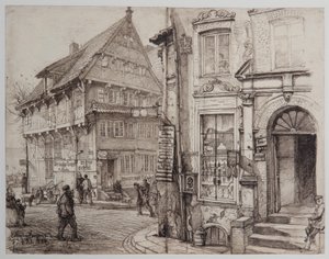 HH-Riefesell-16-Ecke-Kajen-Deichstrasse-08-02-1884 af Johann Theobald Riefesell