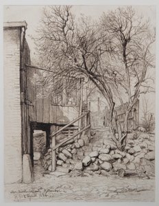 gammel møllebakke nær Millernthor af Johann Theobald Riefesell