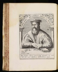 Conrad Gessner af Johann Theodor de Bry