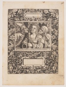 Plade fra Emblemata Nobilitati et Vulgo Scitu Digna af Johann Theodor de Bry