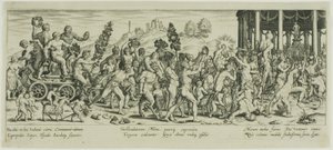 Triumf af Bacchus af Johann Theodor de Bry