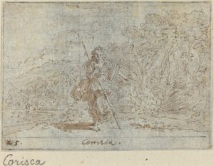Corisca, 1640. af Johann Wilhelm Baur