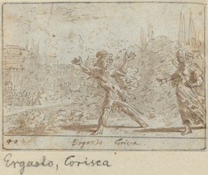 Ergasto og Corisca, 1640.