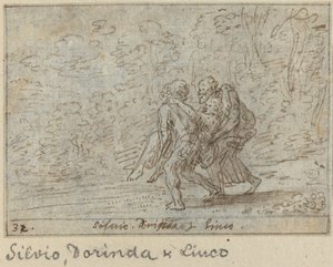 Silvio, Dorinda og Linco, 1640.