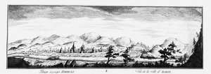 Udsigt over Ilimsk, ca 1735