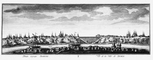Udsigt over Tyumen, ca 1735