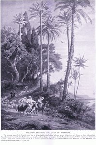 Abraham går ind i Palæstina 2250 f.Kr