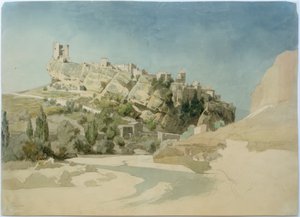 Blick auf Vaison-la-Romaine af Johann Wilhelm Schirmer