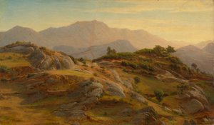 Landskab ved Civitella af Johann Wilhelm Schirmer