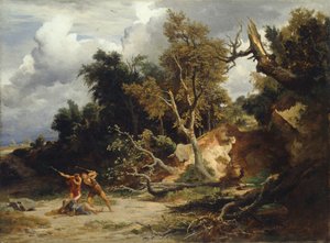 Bagholdet (eftermiddag) c.1856