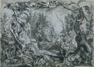 Sankt Deicolus og ornen, 1747-1748.