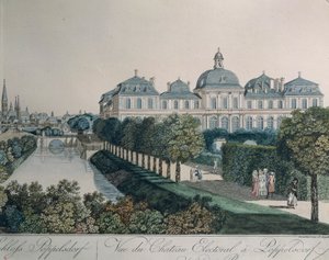 Kurfyrstepaladset i Poppelsdorf, nær Bonn, af Johann Ziegler af Johann Ziegler