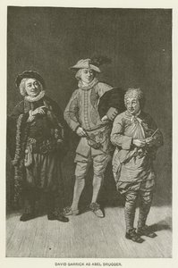 David Garrick som Abel Drugger af Johan Joseph Zoffany