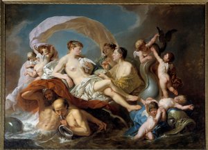 The Triumph of Venus Maleri af Johann Zoffany (1733-1810)