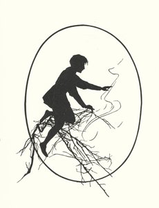 Johanna Beckmann-silhuet (litografi)