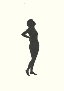 Johanna Beckmann-silhuet (litografi)