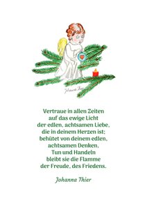 Beskyttende engel af Johanna Thier