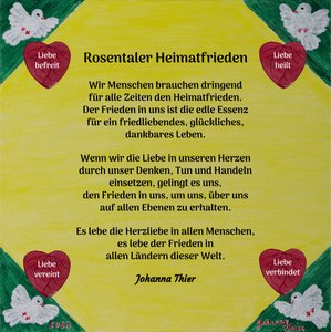 Rosental fred i hjemlandet af Johanna Thier