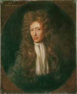 Portræt af Robert Boyle (olie på lærred) af Johannes (after) Kerseboom