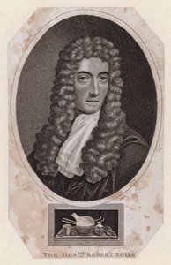 Robert Boyle, anglo-irsk naturfilosof og kemiker (gravering) af Johannes (after) Kerseboom