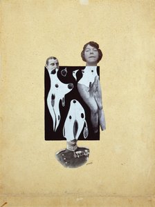 Venus ved Kongernes Spil - Johannes Theodor Baargeld (Zentrodada) (1892-1927). Collage af Johannes Baargeld
