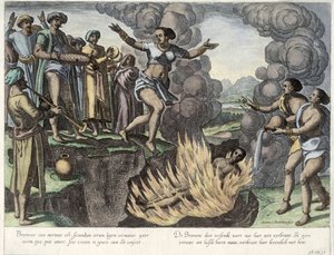Sati, illustration fra 