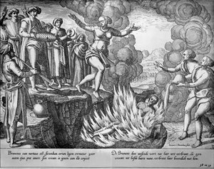 Sati af Johannes Baptista van the Younger Doetechum