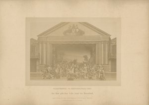 Passionsspil fra Ober-Ammergau - Herren giver Israels folk mana-brødet af Johannes Bernhard