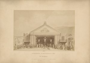Passionsspil fra Ober-Ammergau - Korsfæstelsen af Johannes Bernhard